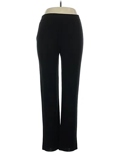 Pre-owned Misook Dress Pants In Black
