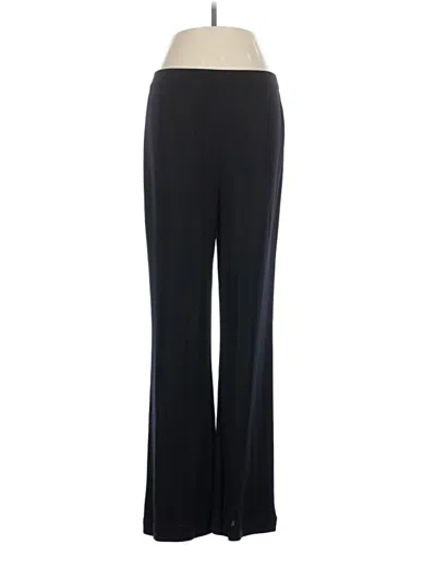 Pre-owned Misook Dress Pants In Black