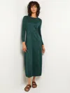 MISOOK FIT-AND-FLARE JACQUARD KNIT MAXI DRESS