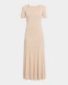 Misook Knit Fit And Flare Dress