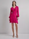 Misook Tonal Textured Fit-&-flare Knit Mini Dress - Modern Fit In Multi