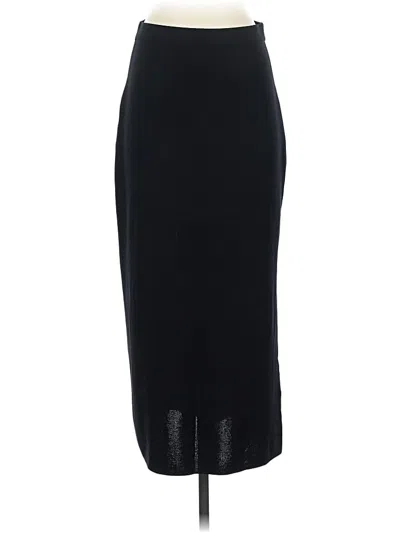 Pre-owned Misook Formal Skirt In Black