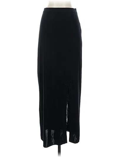 Pre-owned Misook Formal Skirt In Black