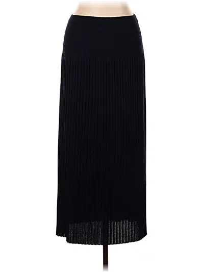 Pre-owned Misook Formal Skirt In Black