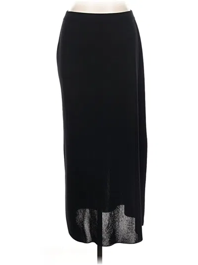 Pre-owned Misook Formal Skirt In Black