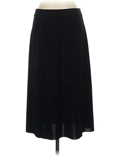 Pre-owned Misook Formal Skirt In Black