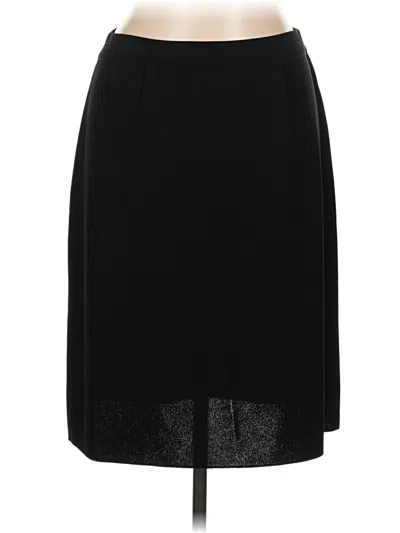 Pre-owned Misook Formal Skirt In Black
