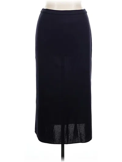 Pre-owned Misook Formal Skirt In Black