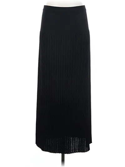 Pre-owned Misook Formal Skirt In Black