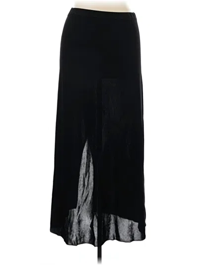 Pre-owned Misook Formal Skirt In Black