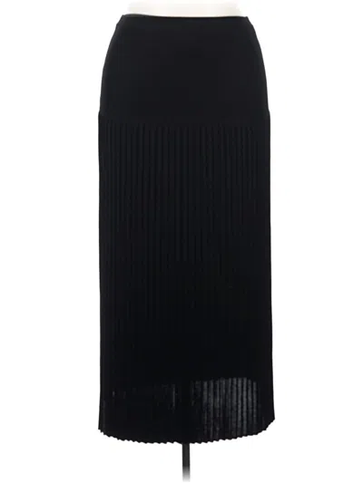 Pre-owned Misook Formal Skirt In Black
