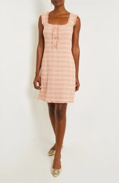 MISOOK MISOOK FRINGE DETAIL TWEED DRESS