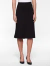 Misook Plus Size Straight Pull-on Skirt In Black