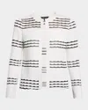 Misook Heritage-fit Scalloped Trim Knit Jacket