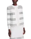 Misook Heritage-fit Scalloped Trim Knit Jacket