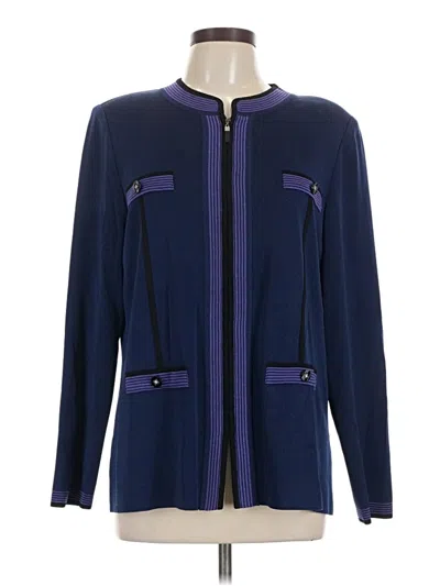 Pre-owned Misook Jacket In Blue