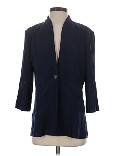 Pre-owned Misook Jacket In Blue