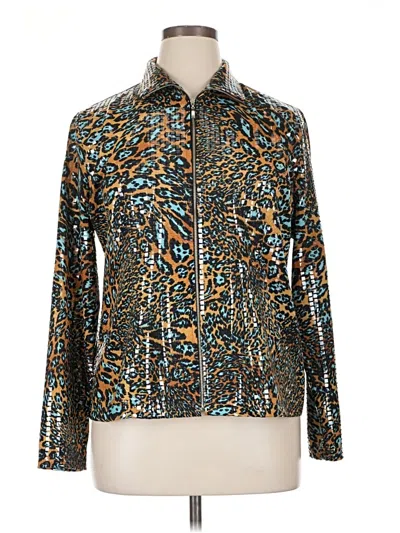 Pre-owned Misook Jacket In Gold