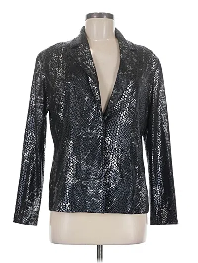 Pre-owned Misook Jacket In Silver