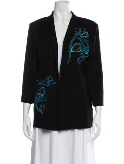 Pre-owned Misook Jacket W/ Tags In Black