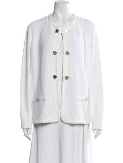 Pre-owned Misook Jacket W/ Tags In White