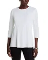 Misook Knit Tunic Top In Yellow
