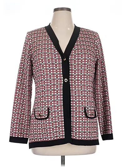 Pre-owned Misook Kimono In Red