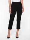 Misook Straight Pull On Pants In Black