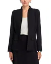 Misook Long Sleeve Ponte Jacket In Black