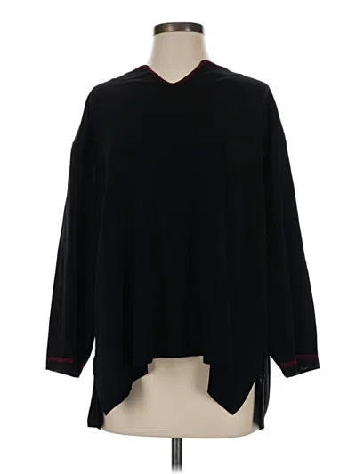Pre-owned Misook Long Sleeve T-shirt In Black