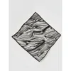 Misook Marble Print Silk Scarf In Multi