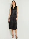 Misook Midi Sheath Dress In Black
