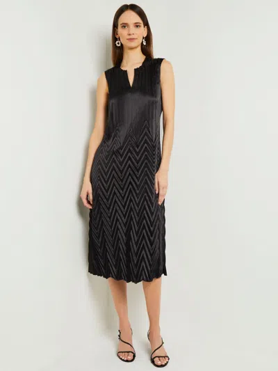 Misook Midi Sheath Dress In Black