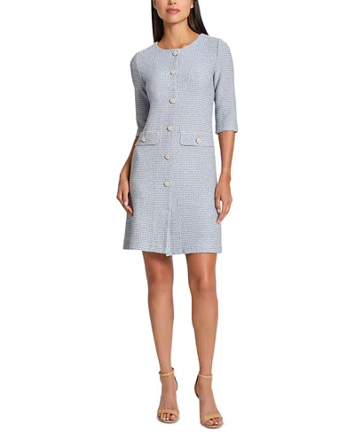 MISOOK MODERN FIT TRI COLOR TWEED DRESS