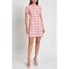 Misook Modern Fit Tweed Sheath Dress In Honey Suckle