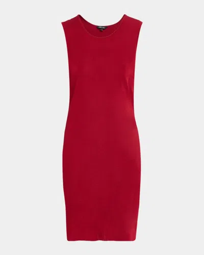 Misook Mylana Sleeveless Knit Sheath Knee-length Dress In Black