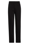 Misook Nancy Regular Straight Leg Pants In Black