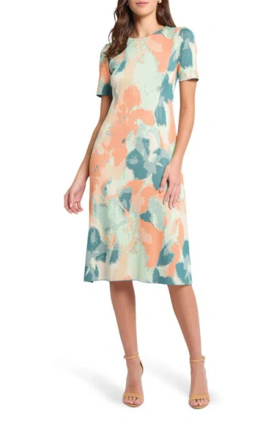 MISOOK MISOOK PRINT PUFF SLEEVE DRESS