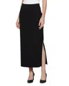 Misook Long Straight Skirt In Black