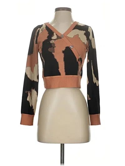 Pre-owned Misook Pullover Sweater In Brown