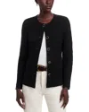 Misook Tonal Plaid Knit Jacket In Black