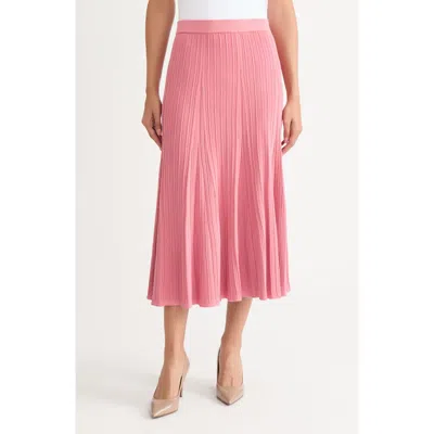 MISOOK MISOOK RIB FLARE MIDI SKIRT