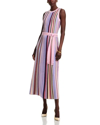 MISOOK RIB KNIT STRIPED MAXI DRESS