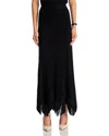 Misook X Lani Lynn Fringe Knit Skirt In Black