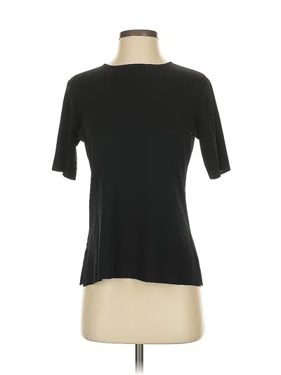 Pre-owned Misook Short Sleeve T-shirt In Black