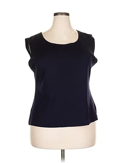 Pre-owned Misook Sleeveless T-shirt In Black