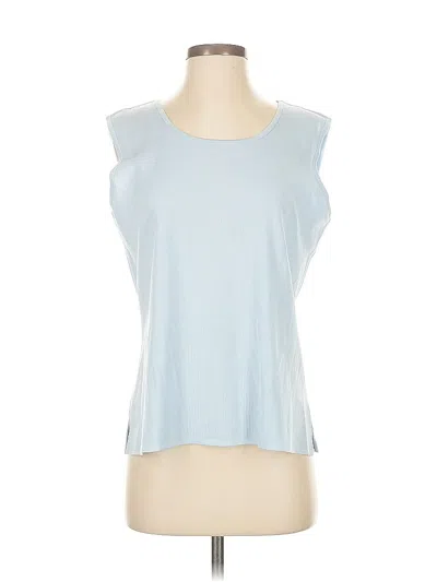 Pre-owned Misook Sleeveless T-shirt In Blue