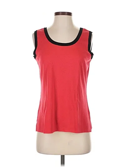 Pre-owned Misook Sleeveless T-shirt In Red