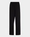 Misook Soft Crepe Wide-leg Pants In Black