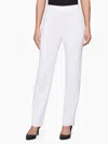 Misook Plus Size Straight-leg Knit Pull-on Pants In White